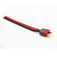 Złącze DEAN-T - wtyczka z przewodem 10cm (14AWG) - Amass