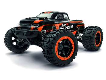 BlackZon Slyder MT 1/16 4WD RTR + LED (pomarańczowy) | 540099