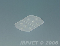 Zawias plastikowy 15x22mm (6szt.) | 2516 MP JET