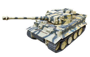 Czołg German Tiger I 1:16 2,4GHz Tuning Metal Ręcznie Malowany | 56010 TAMIYA
