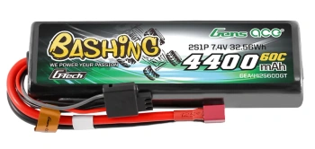 Akumulator LiPo 4400mAh 7,4V 60C 2S1P Hardcase Dean-T Bashing G-Tech | GEA442S60DGT GENS ACE