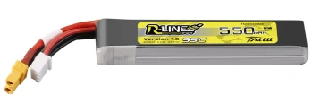 Akumulator LiPo 550mAh 7,4V 95C 2S1P XT30 R-Line Long-Pack | TAA2S55095XT3L TATTU