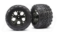 Koła (2 szt.) Talon, All-Star, ciemny chrom, | Traxxas 3669A