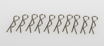 Spinki karoserii (10szt.) srebrne | 227 Q-MODEL