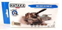 Zestaw farb akrylowych (WW2 SOVIET AFV) | HTK-BS95 HATAKA