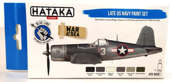 Zestaw farb akrylowych (LATE US NAVY) | HTK-BS05.2 HATAKA