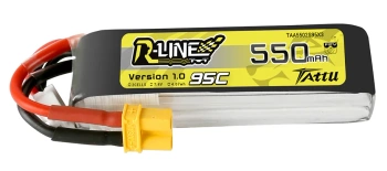 Akumulator LiPo 550mAh 7,4V 95C 2S1P XT30 R-Line Version 1.0 | TAA5502S95XT3 TATTU