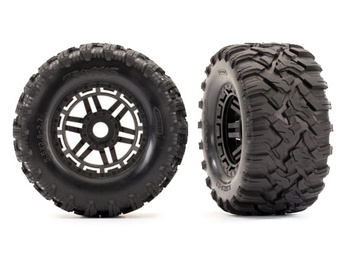 Koła Maxx All-Terrain HEX 17mm (czarne) | 8972 TRAXXAS