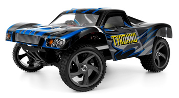 Samochód Himoto Short Course SC 1:18 Tyronno Brushed 2,4GHz RTR Model RC Zdalnie Sterowany Niebieski | HME18SC-B