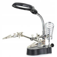 Trzecia ręka z lupą i LED - Fine-Art FA-541