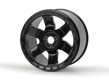 Felgi Desperado 3.8" Traxxas Style Bead Black Zero Offset (2szt.) | PRO-LINE P2732-03