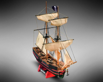 Statek Piracki Piratów Captain Morgan Model Drewniany Żaglowiec 1/135 300mm | MM05 MINI MAMOLI