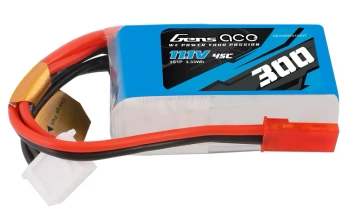 Akumulator LiPo 300mAh 11,1V 3S1P 45C JST BEC | GEA3003S45JST GENS ACE