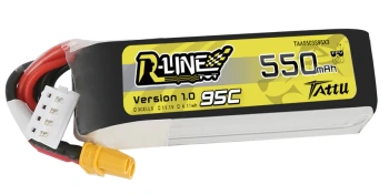 Akumulator LiPo 550mAh 11,1V 95C 3S1P XT30 R-Line Version 1.0 | TAA5503S95XT3 TATTU
