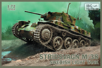 Czołg Stridsvagn M/38 1:72 | 72033 IBG