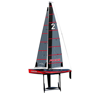 Żaglówka Zdalnie Sterowana Focus V3 RTR Czerwona | 4ST308812V3R JOYSWAY
