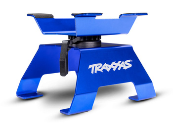 Podstawka Serwisowa RC 360° Aluminiowy Stojak Obrotowy 1/8 1/10 | 8796-BLUE TRAXXAS