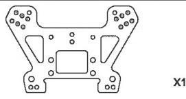 Most tylnych amortyzatorów (CY-4B; Specter, Vulcano, Thor) - 205448 Carson