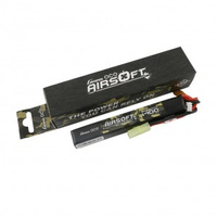 Pakiet LiPo Airsoft 1400mAh 7,4V 2S 25C, Mini Tamiya | GENS ACE
