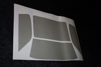 Komplet naklejek (szyby) do Mustanga - 04-10 IQP Racing