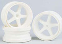 Felgi FG kwadrat 18mm białe 6105/1